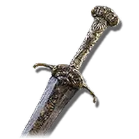 Weathered Keen Straight Sword