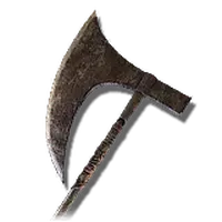 Blood Crescent Moon Axe