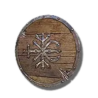 Blood Riveted Wooden Shield