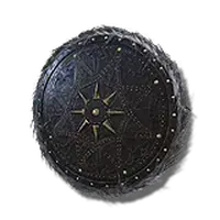 Sacred Black Leather Shield