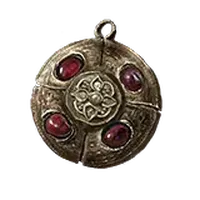 Crimson Amber Medallion